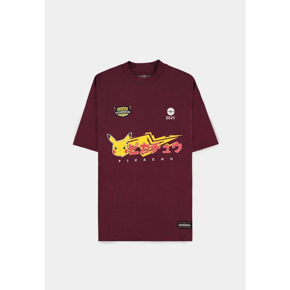 Pokémon - Pikachu Unisexe Tshirt - Rouge